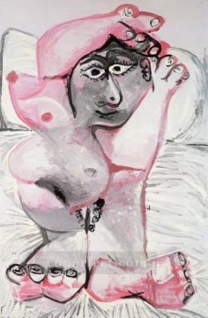  1967 Obras - Nu sofá 1967 Desnudo abstracto